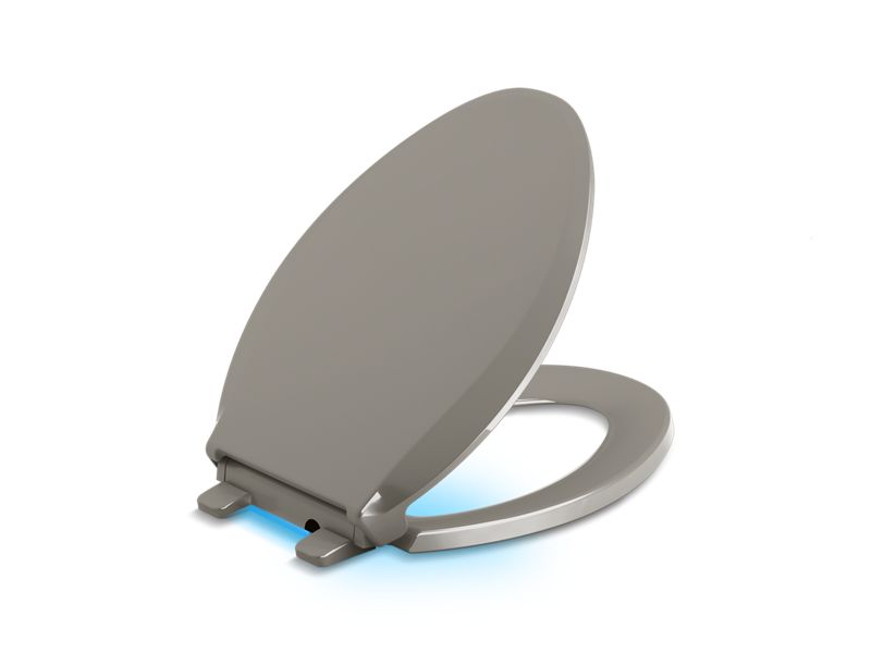 KOHLER K-75796 Cachet Nightlight Quiet-Close elongated toilet seat