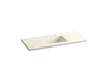 KOHLER K-2783-8 Ceramic/Impressions 49" Vitreous china vanity top with integrated rectangular sink