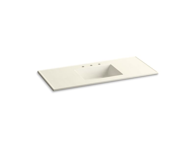 KOHLER K-2783-8 Ceramic/Impressions 49" Vitreous china vanity top with integrated rectangular sink