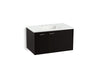KOHLER K-99543-L-1WU Jute 36" wall-hung bathroom vanity cabinet with 1 door and 1 drawer on left