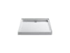 KOHLER K-9997 Groove 42" x 42" single-threshold rear center drain shower base