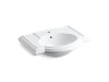KOHLER K-2295-1-0 Devonshire Bathroom sink with single faucet hole