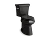 KOHLER 76301-7 Highline Comfort Height Two-Piece Elongated 1.28 Gpf Chair Height Toilet in Black