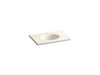 KOHLER K-2796-1 Ceramic/Impressions 31" oval vanity-top bathroom sink with single faucet hole