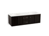 KOHLER K-99524-SD-1WU Damask 60" wall-hung bathroom vanity cabinet with 2 doors and 2 drawers, split top drawer