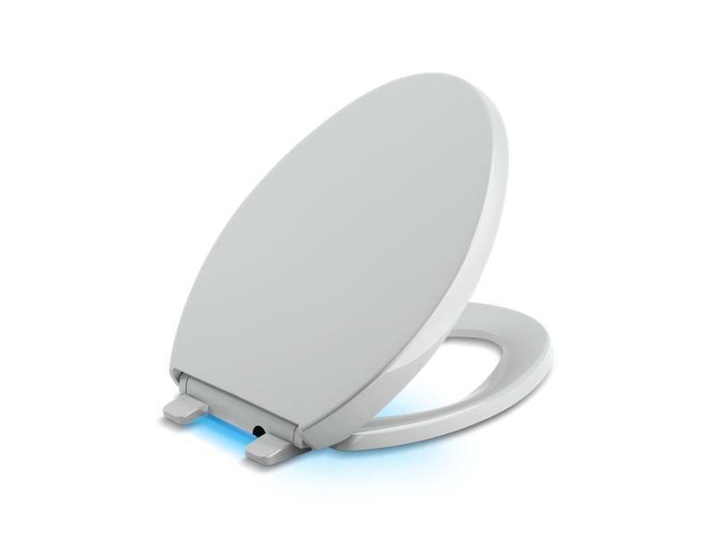 KOHLER K-75792 Reveal Nightlight Quiet-Close Elongated toilet seat
