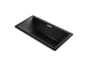 KOHLER K-1835-GW-7 Underscore Rectangle 72" x 36" drop-in BubbleMassage air bath with Bask heated surface and reversible drain