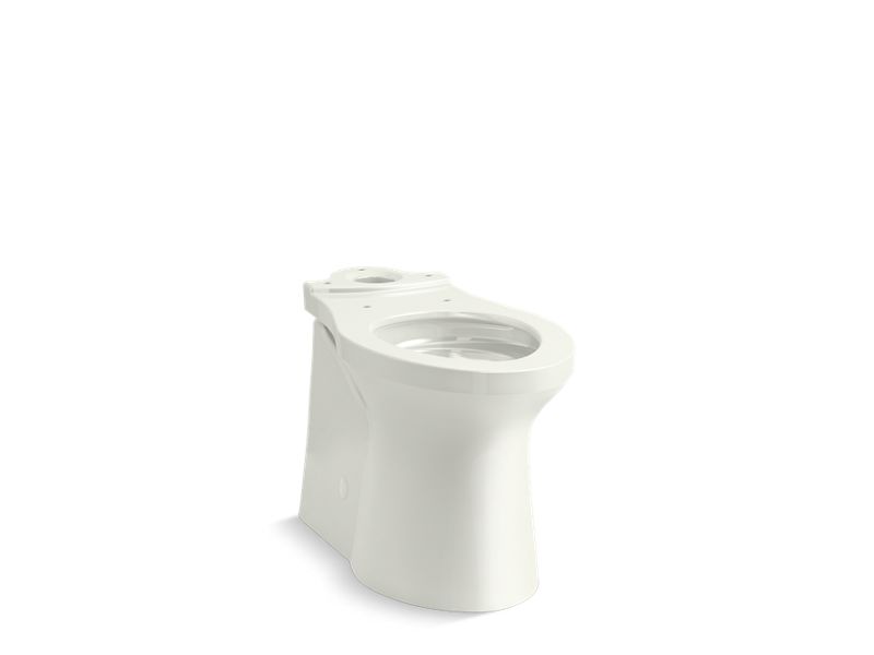 KOHLER K-20485 Irvine Comfort Height Elongated chair-height toilet bowl with ContinuousClean, Comfort Height, skirted trapway, seat not included