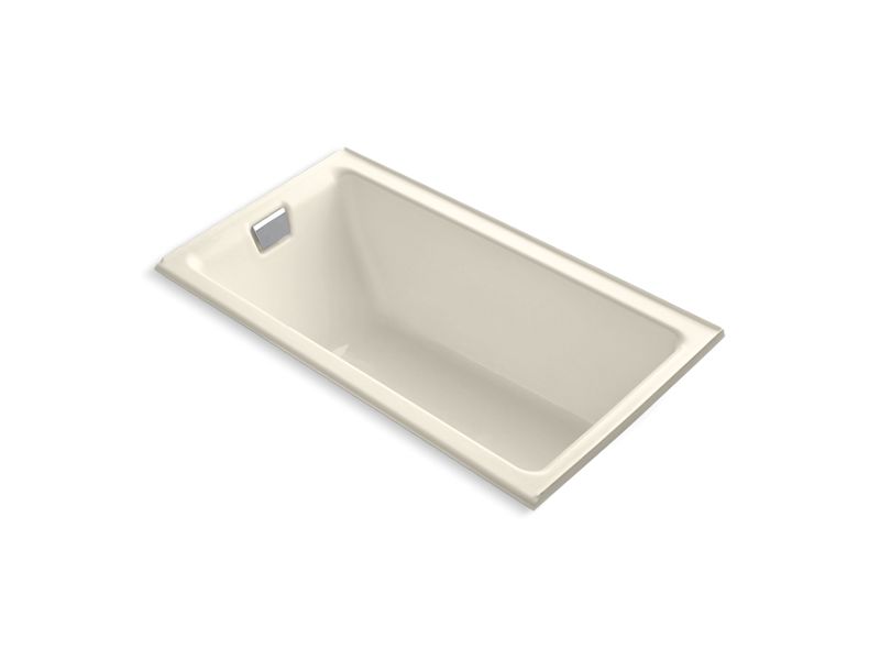 KOHLER K-855-L-47 Tea-for-Two 66" x 36" alcove bath with integral flange and left-hand drain