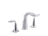 KOHLER 5317-4-CP Refinia Widespread Bathroom Sink Faucet in Polished Chrome