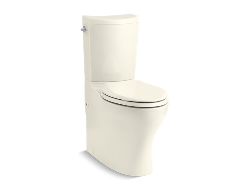 KOHLER 75790 Persuade Curv Two-piece elongated toilet with skirted trapway, dual-flush