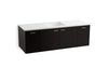 KOHLER K-99546-SD-1WU Jute 60" wall-hung bathroom vanity cabinet with 2 doors and 2 drawers, split top drawer