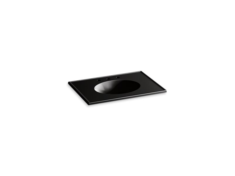 KOHLER K-2796-8 Ceramic/Impressions 31" Vitreous china vanity top with integrated oval sink