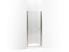 KOHLER K-702402-L Fluence Pivot shower door, 65-1/2" H x 30 - 31-1/2" W, with 1/4" thick Crystal Clear glass