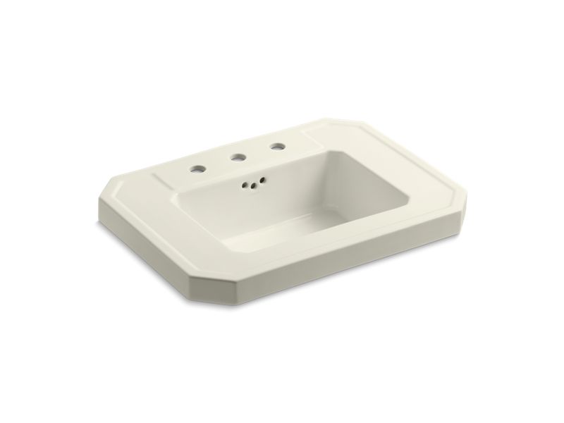 KOHLER K-2323-8-96 Kathryn Bathroom sink basin with 8" widespread faucet holes