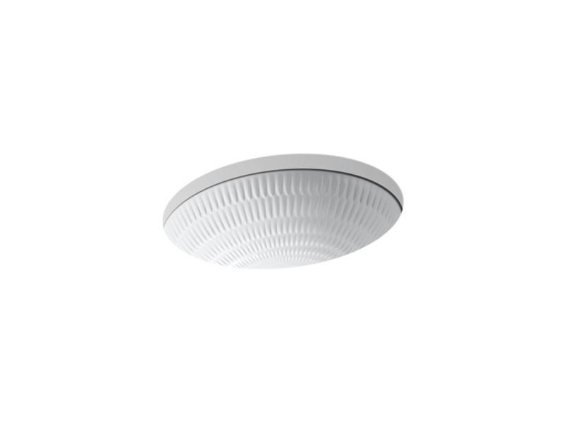 KOHLER K-14280-C5-0 Ricochet 17" x 14" Undermount bathroom sink