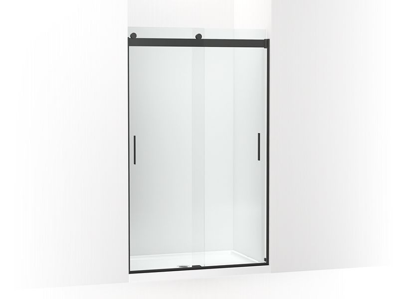 KOHLER K-706375-L Levity Sliding shower door, 78" H x 44-5/8 - 47-5/8" W, with 5/16" thick Crystal Clear glass