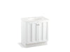 KOHLER K-99515-TK-1WA Damask 30" bathroom vanity cabinet with toe kick and 2 doors