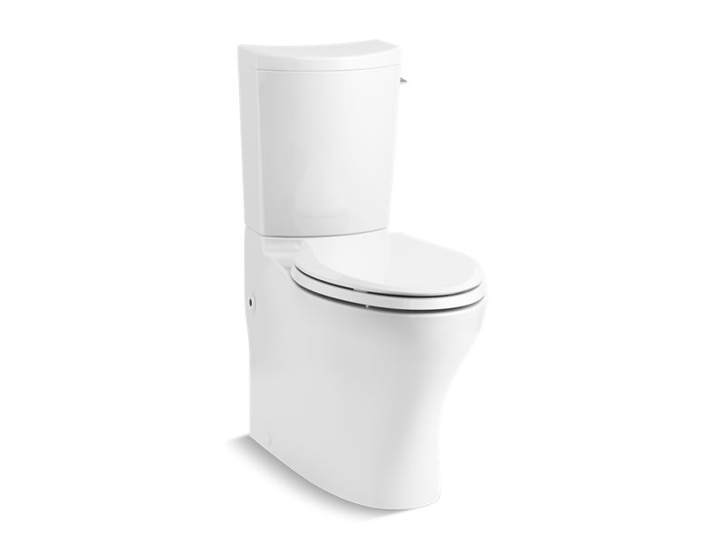 KOHLER K-75790-RA Persuade Curv Two-piece Elongated Toilet with Skirted Trapway, Dual-flush
