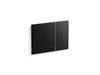 KOHLER 75891-GB1 Note Flush Actuator Plate For 2"X 4" In-Wall Tank And Carrier System in Glossy Black with Polished Chrome Accents