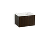 KOHLER K-99540-1WJ Jute 30" wall-hung bathroom vanity cabinet with 2 doors