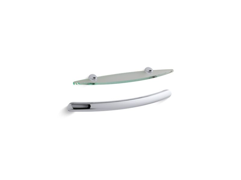 KOHLER 9459-CP Sonata Accessory Kit (Grab Bar And Shelf Kit) in Polished Chrome