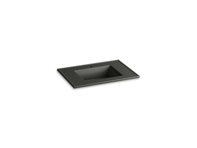 KOHLER K-2779-1 Ceramic/Impressions 31" Vitreous china vanity top with integrated rectangular sink