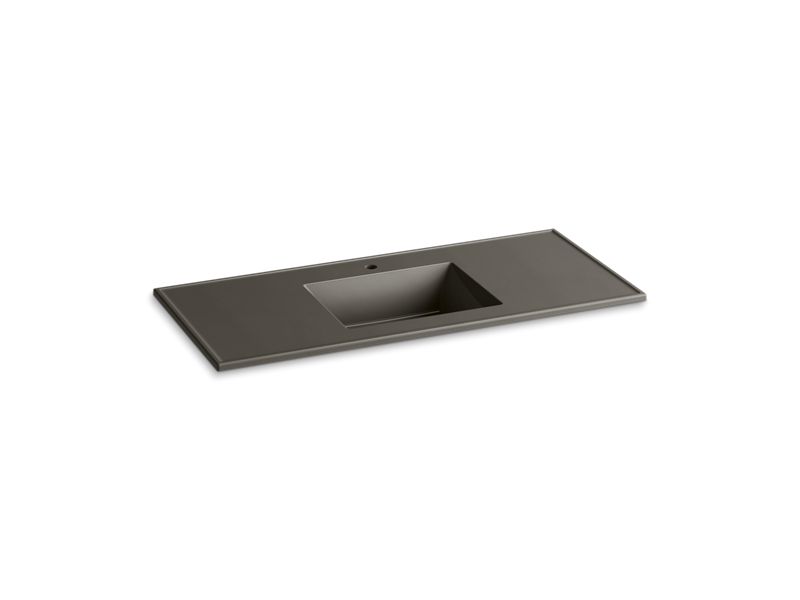 KOHLER K-2783-1 Ceramic/Impressions 49" Vitreous china vanity top with integrated rectangular sink