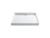 KOHLER K-9998 Groove 48" x 48" single threshold rear center drain shower base