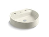 KOHLER K-2331-8 Chord Wading Pool Vessel bathroom sink with 8" widespread faucet holes