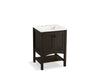 KOHLER K-99552-1WC Marabou 24" bathroom vanity cabinet with 2 doors
