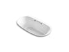 KOHLER K-5716-GW-0 Underscore Oval 66" x 36" drop-in BubbleMassage(TM) Air Bath with Bask(TM) heated surface