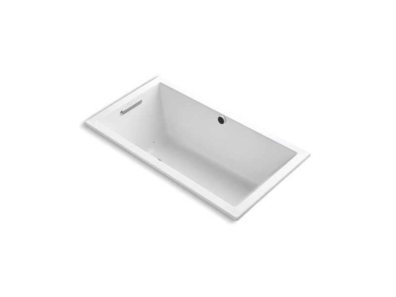 KOHLER K-1168-G-0 Underscore Rectangle 60" x 32" drop-in BubbleMassage(TM) Air Bath