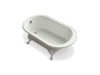 KOHLER 710-S-NY Iron Works Historic 66" X 36" Freestanding Oval Bath in Dune
