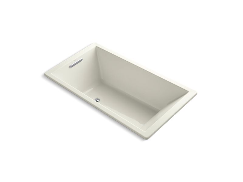 KOHLER K-1173-VB Underscore 66" x 36" drop-in VibrAcoustic bath with end drain