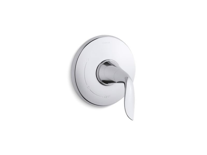 KOHLER TS5322-4-CP Refinia Rite-Temp(R) Valve Trim With Lever Handle in Polished Chrome