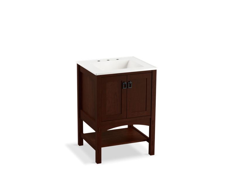 KOHLER K-99552-1WG Marabou 24" bathroom vanity cabinet with 2 doors