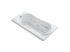 KOHLER K-1157-H-0 7236 72" x 36" drop-in whirlpool with heater