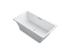 KOHLER K-894-F62 Rêve 66-15/16" x 36" freestanding bath with Brilliant Blanc base