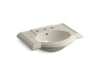 KOHLER K-2295-8-G9 Devonshire Bathroom sink with 8" widespread faucet holes