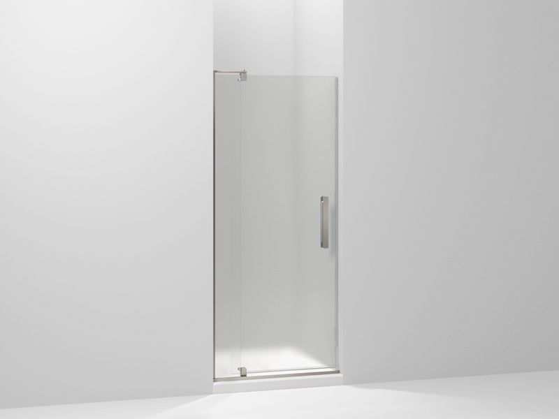 KOHLER K-707501-D3 Revel Pivot shower door, 70" H x 27-5/16 - 31-1/8" W, with 5/16" thick Frosted glass