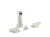KOHLER K-14663-4 Loure Vertical bidet faucet with lever handles