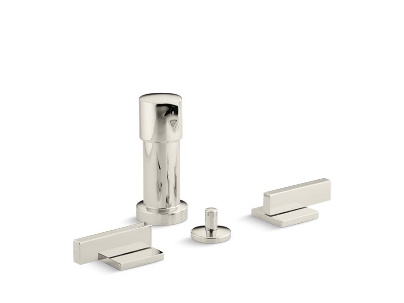 KOHLER K-14663-4 Loure Vertical bidet faucet with lever handles