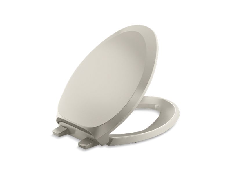 KOHLER K-4713-RL French Curve ReadyLatch Quiet-Close elongated toilet seat