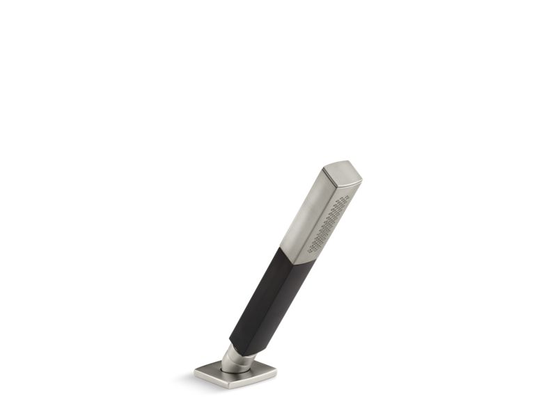 KOHLER 45203-BN Shift Square 2.0 Gpm Multifunction Handshower With Black Handle in Vibrant Brushed Nickel