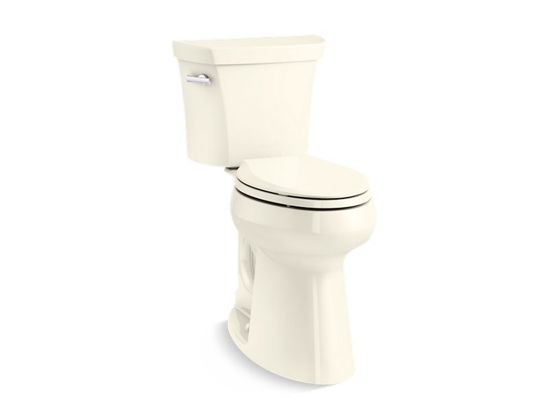 KOHLER K-25224 Highline Tall Two-piece elongated 1.28 gpf tall height toilet