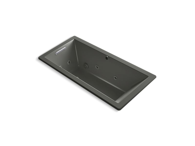 KOHLER K-1822-XH2G-58 Underscore Rectangle 66" x 32" drop-in whirlpool + BubbleMassage(TM) Air Bath