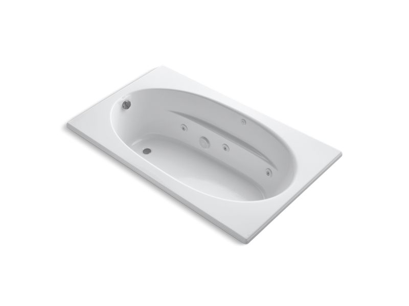 KOHLER K-1114-CB-0 Windward 72" x 42" drop-in whirlpool with custom pump location