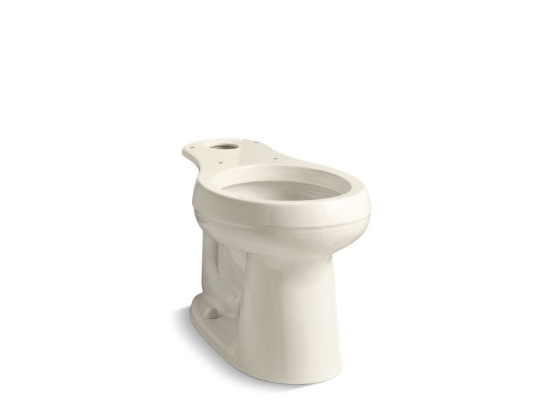 KOHLER K-4347-47 Cimarron Comfort Height Round-front chair height toilet bowl with exposed trapway