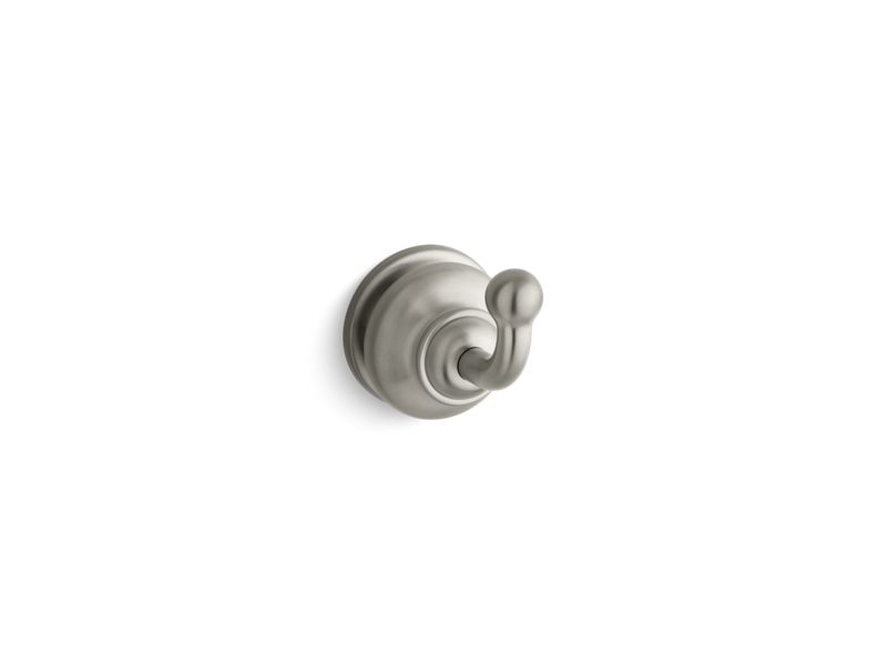 KOHLER 12156-BN Fairfax Single Robe Hook in Vibrant Brushed Nickel
